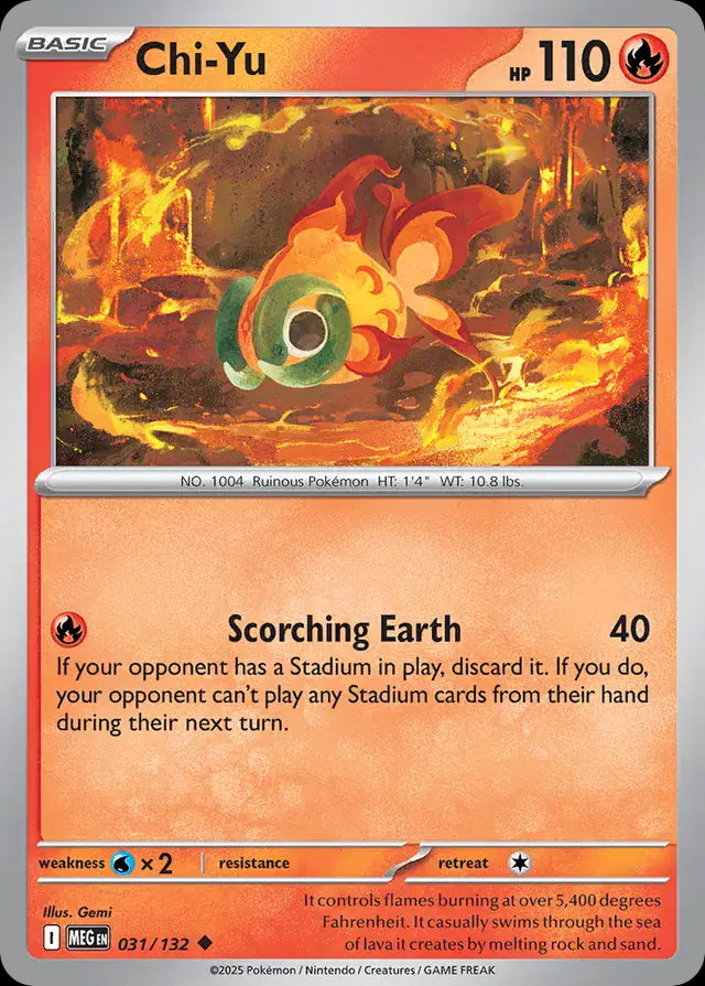 Mega Evolution Chi-Yu #031/132